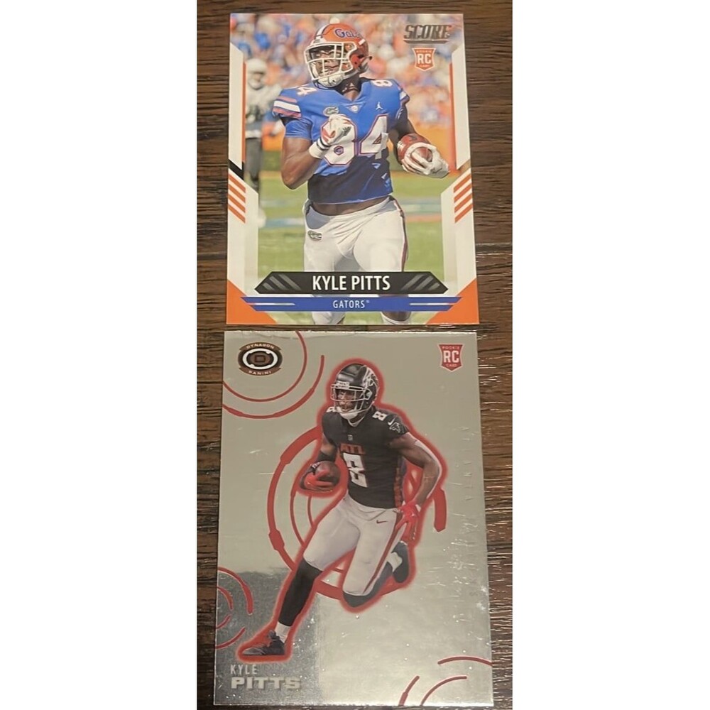 Kyle Pitts 2 rookie cards